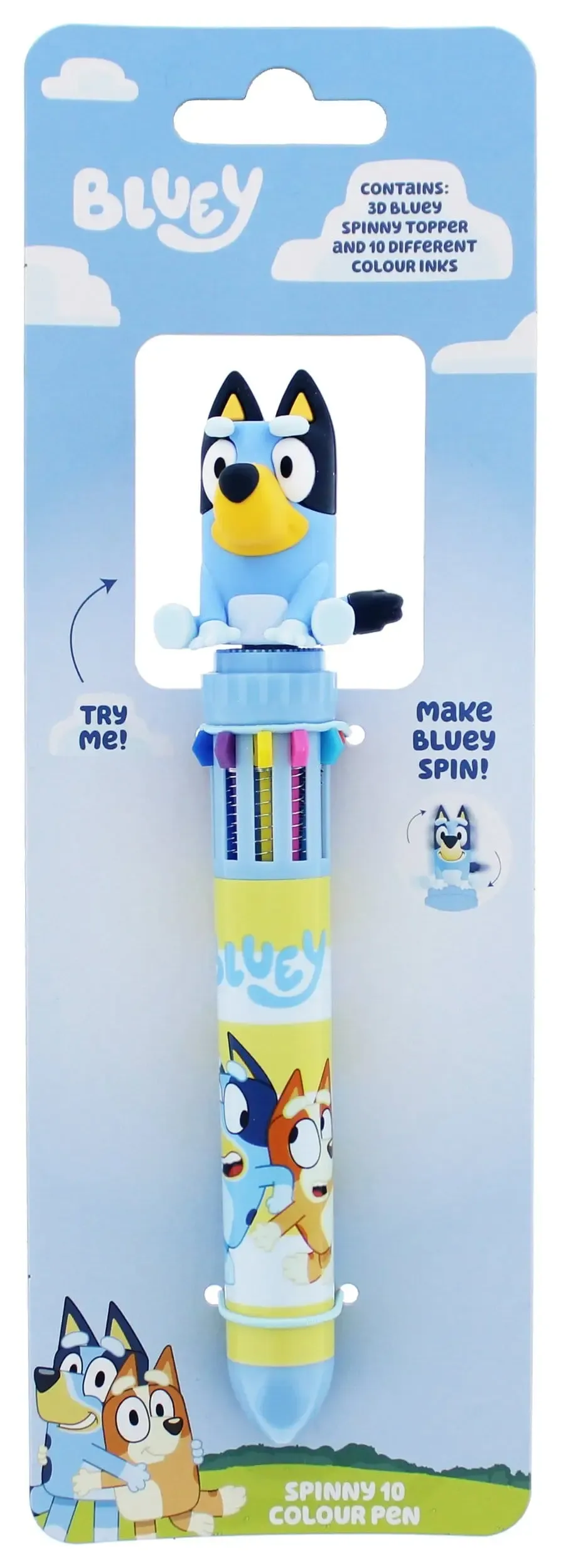 Bluey Mehrfarbiger Stift Spinny