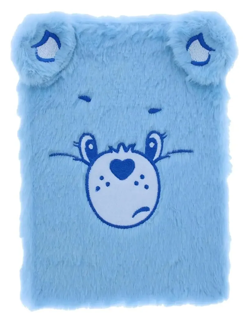 Glücksbärchis Plüsch-Notizbuch Blau