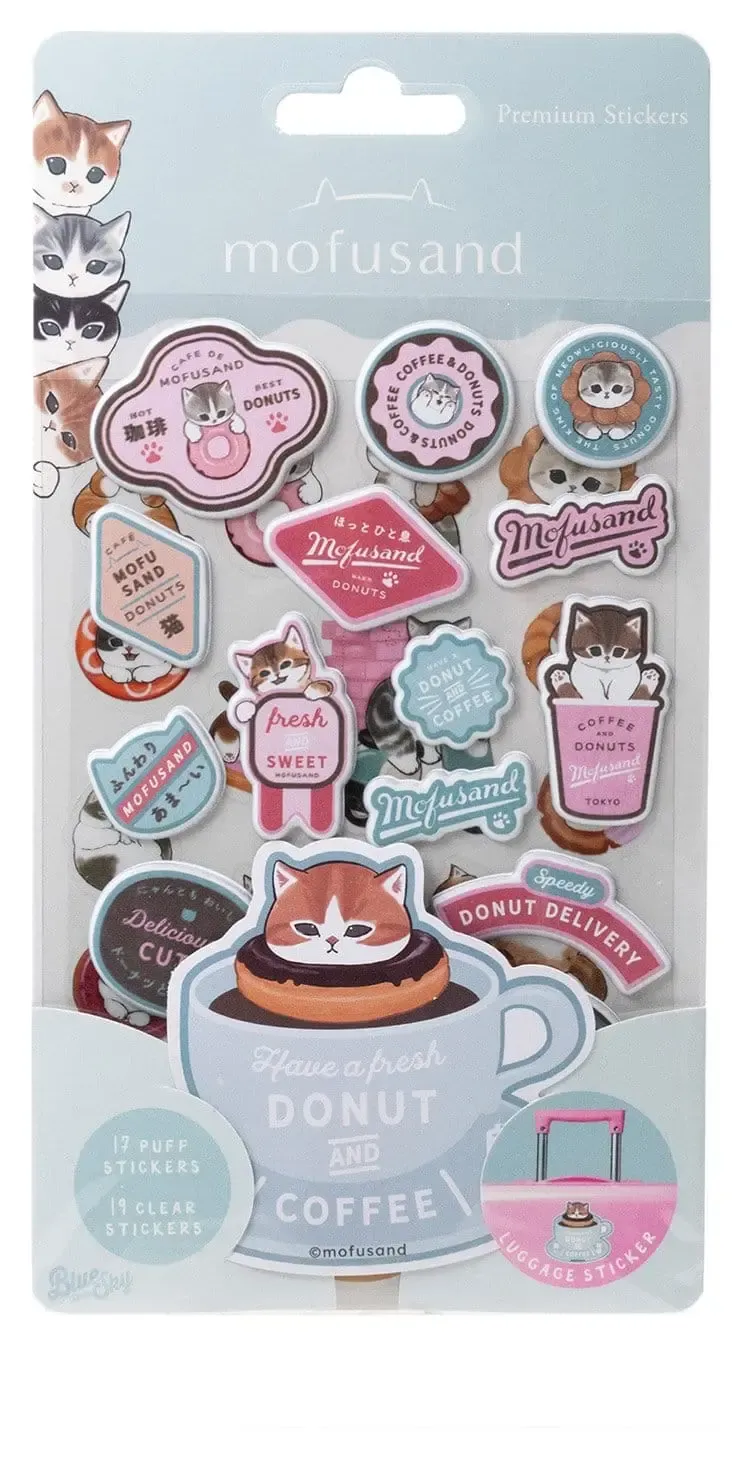 Mofusand Sticker-Set Premium