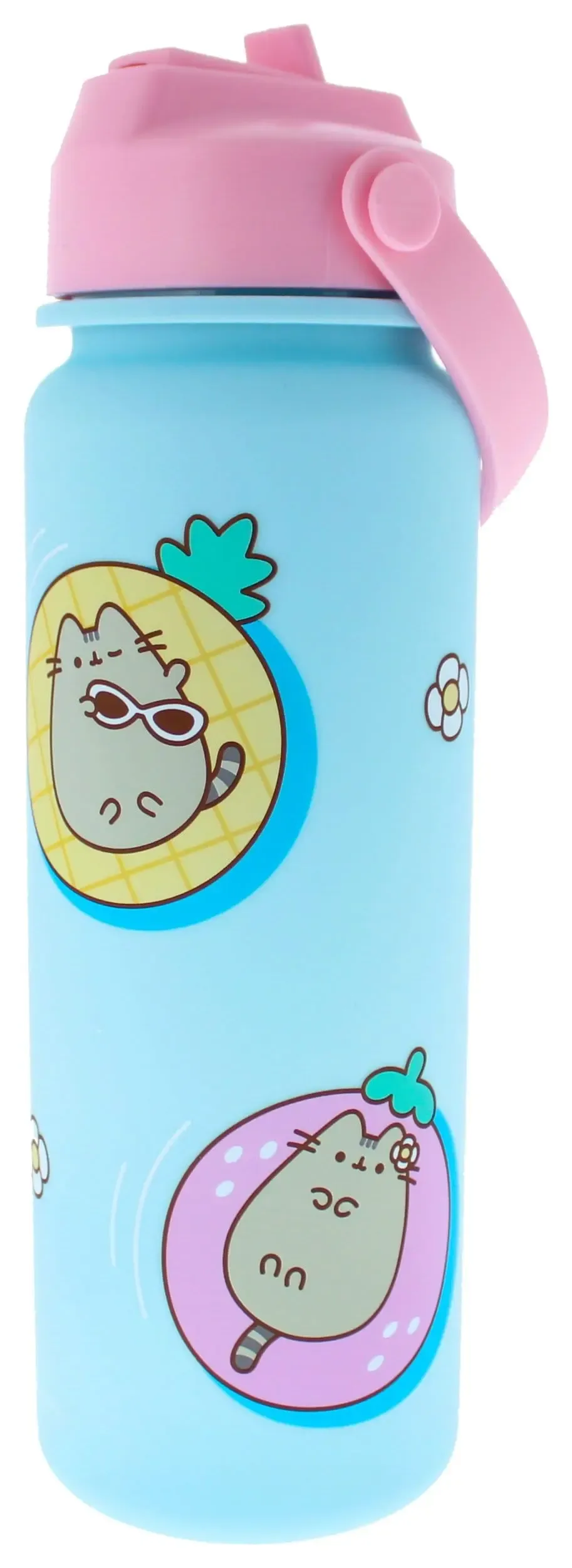 Pusheen Trinkflasche Flip Top By The Pool Blau
