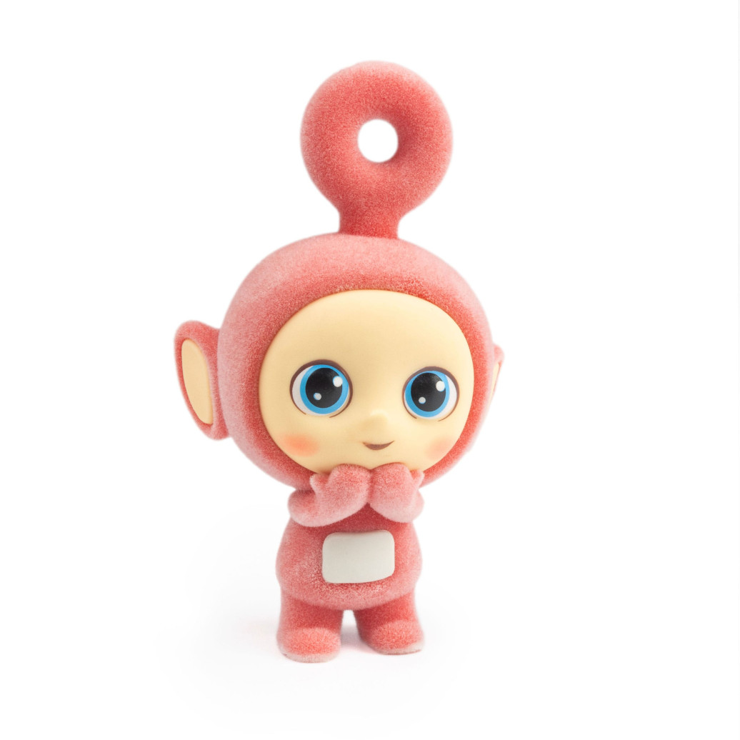 Teletubbies Cheebee Minifigur Po Flocked 6 cm