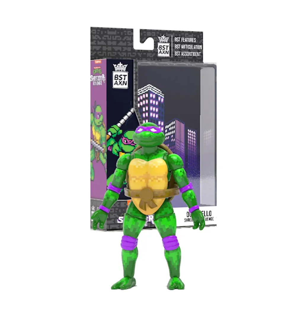 Teenage Mutant Ninja Turtles Donatello BST AXN Actionfigur NES 8-Bit 13 cm Exclusive
