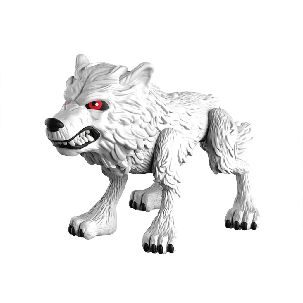 Game of Thrones Ghost Wolf Action-Figur 8 cm