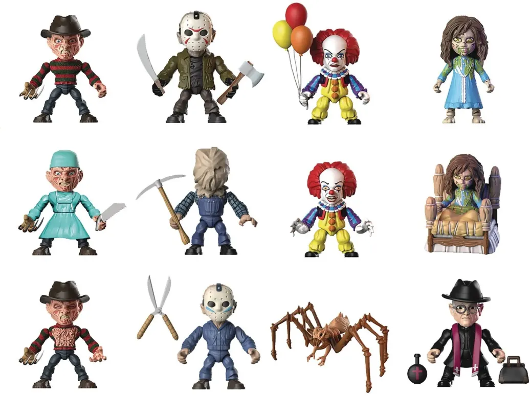 Horror Wave 1 Action Vinyl Minifiguren 8 cm Display