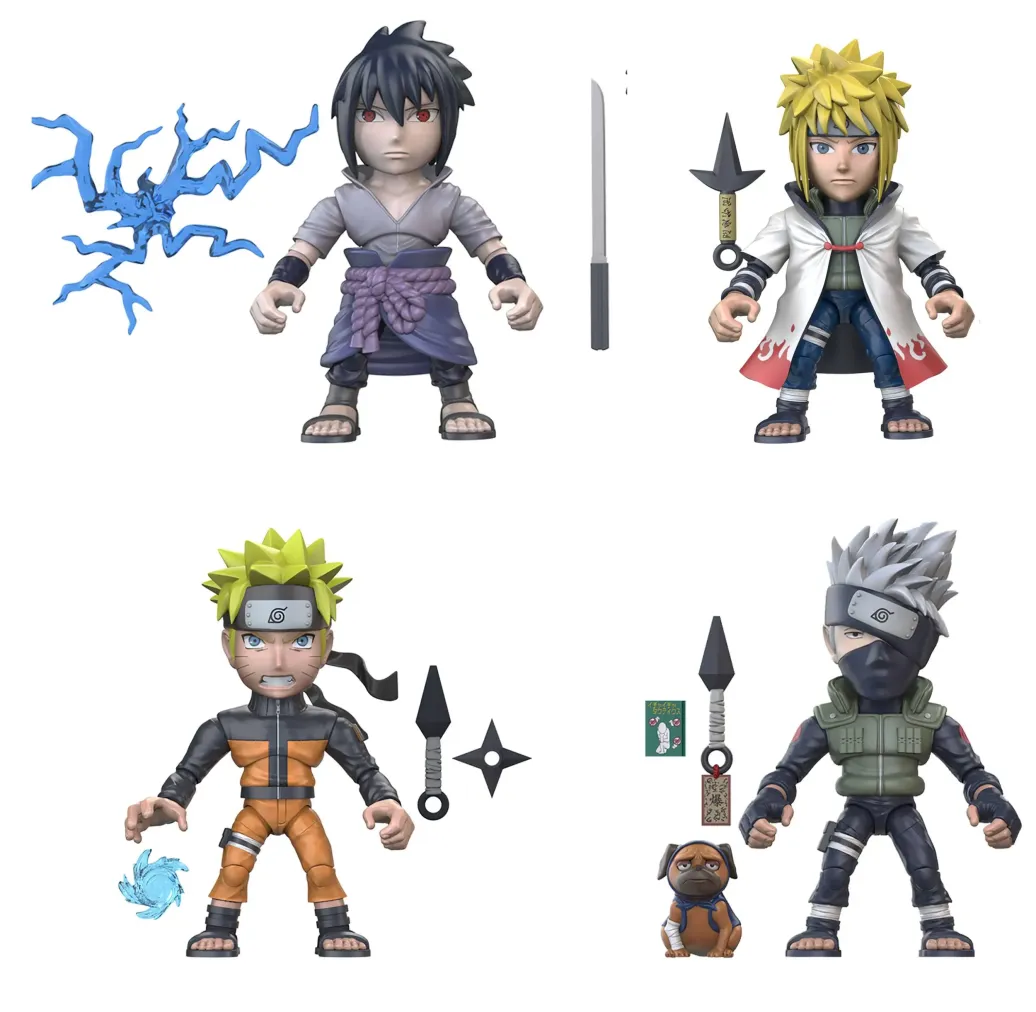 Naruto Shippuden Wave 1 Action Vinyls Minifiguren 8 cm Display