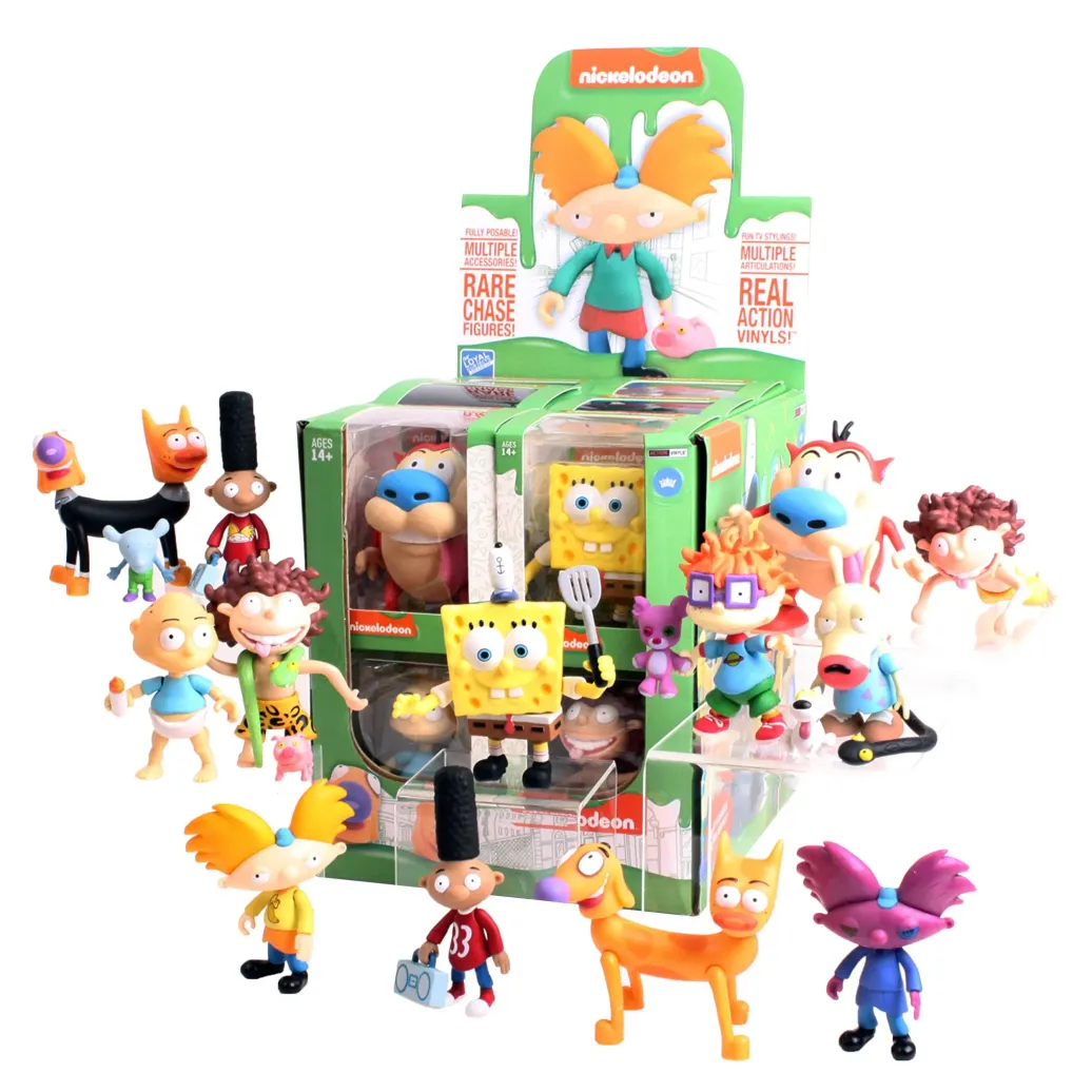 Nickelodeon Splat Wave 1 Action Vinyls Minifiguren 8 cm Display