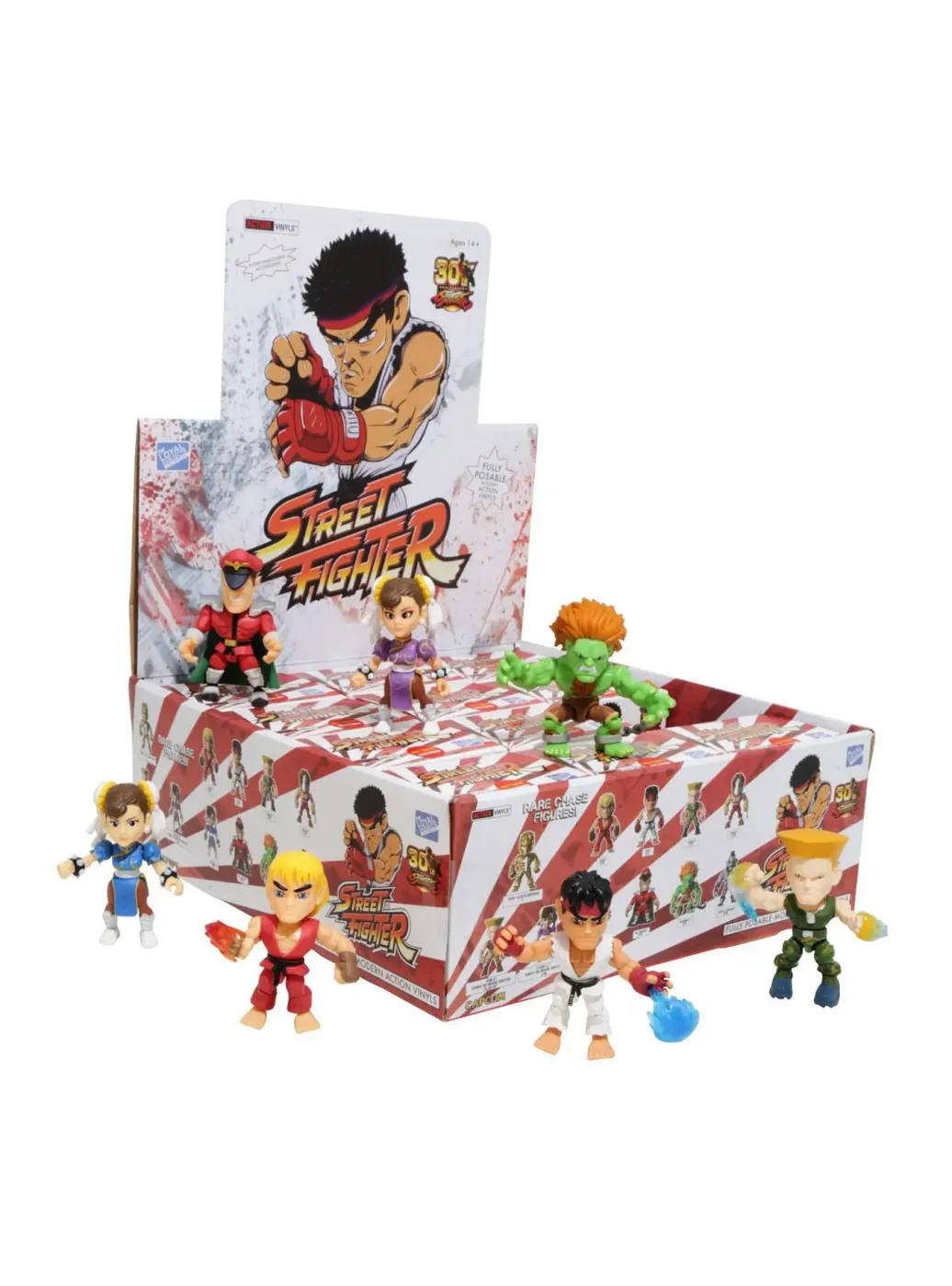 Street Fighter HT Action Vinyl Minifiguren 8 cm Display