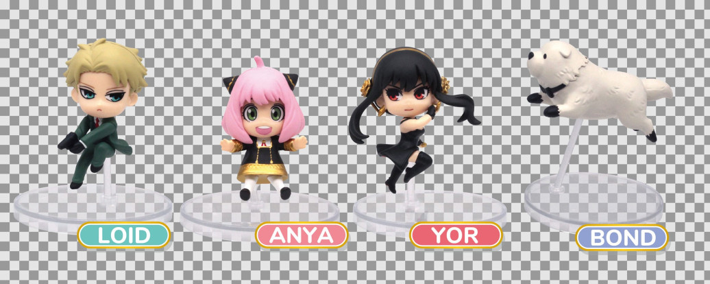 Spy x Family Twinchees Minifiguren Hoppin' 5 cm Display (24)