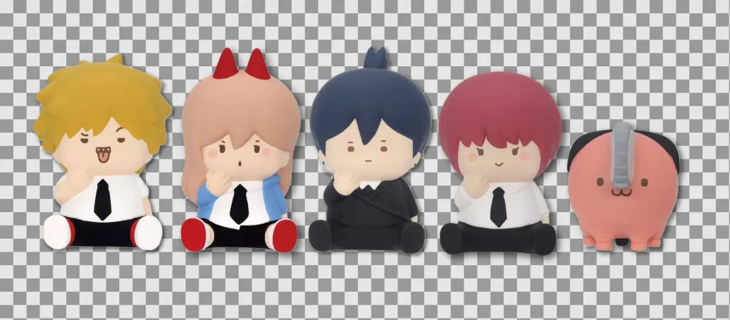 Chainsaw Man Twinchees Minifiguren Chubby Chubby 5 cm Display (24)