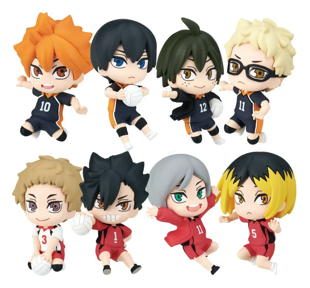 Haikyu!! Twinchees Dangler Minifiguren Defofig! 5 cm Blind Pack Display (24) 