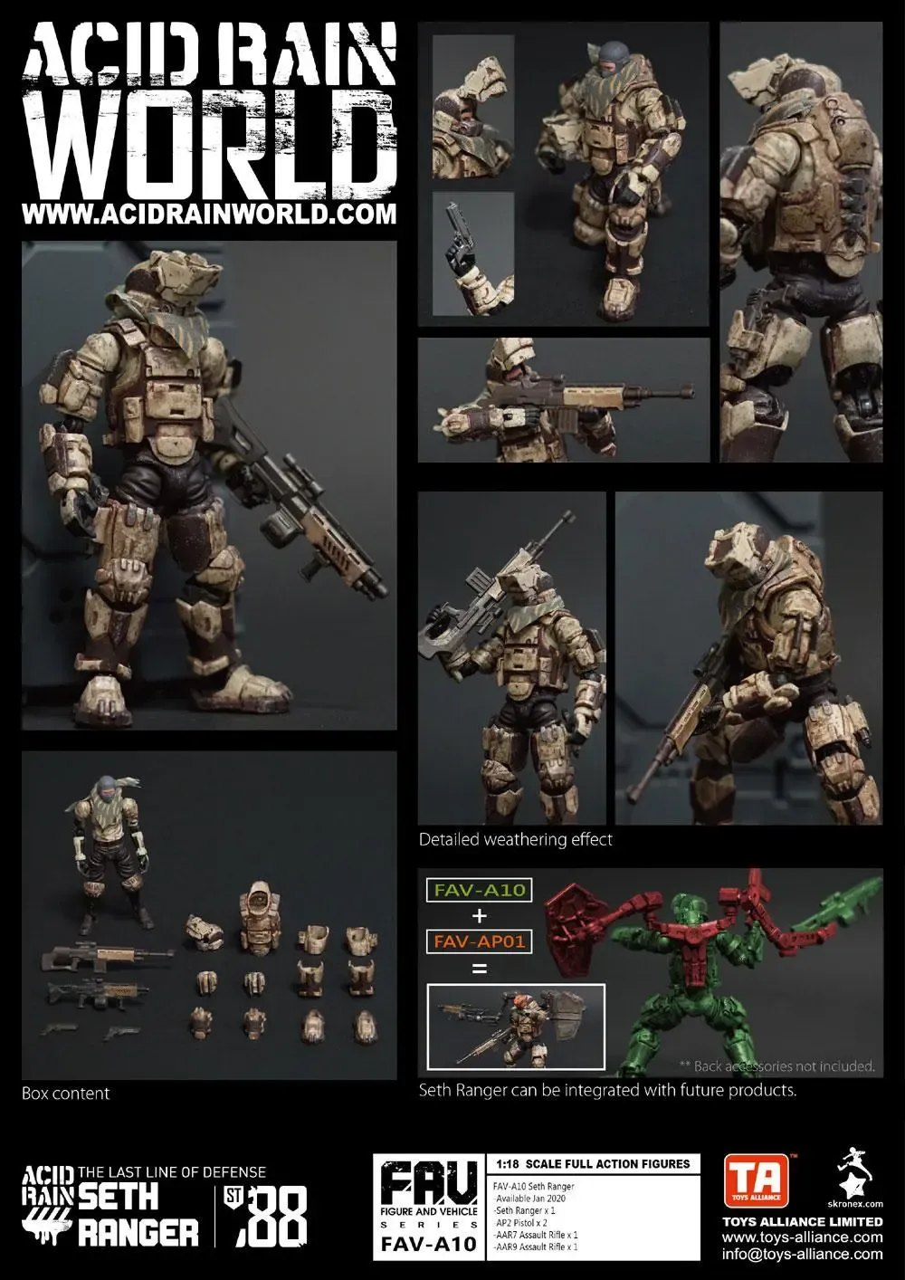 Acid Rain Seth Ranger FAV Actionfigur