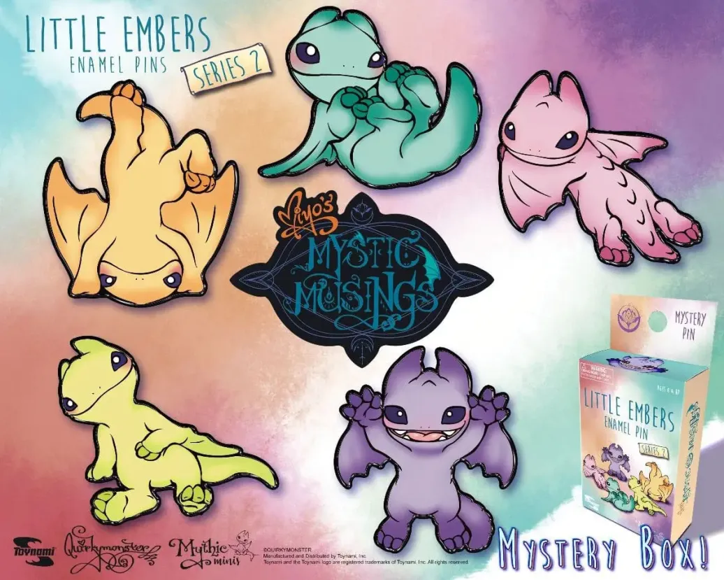 Miyo's Mystic Musings Ansteck-Pins Little Embers Series 2 5 cm Blind Box Display (10) 