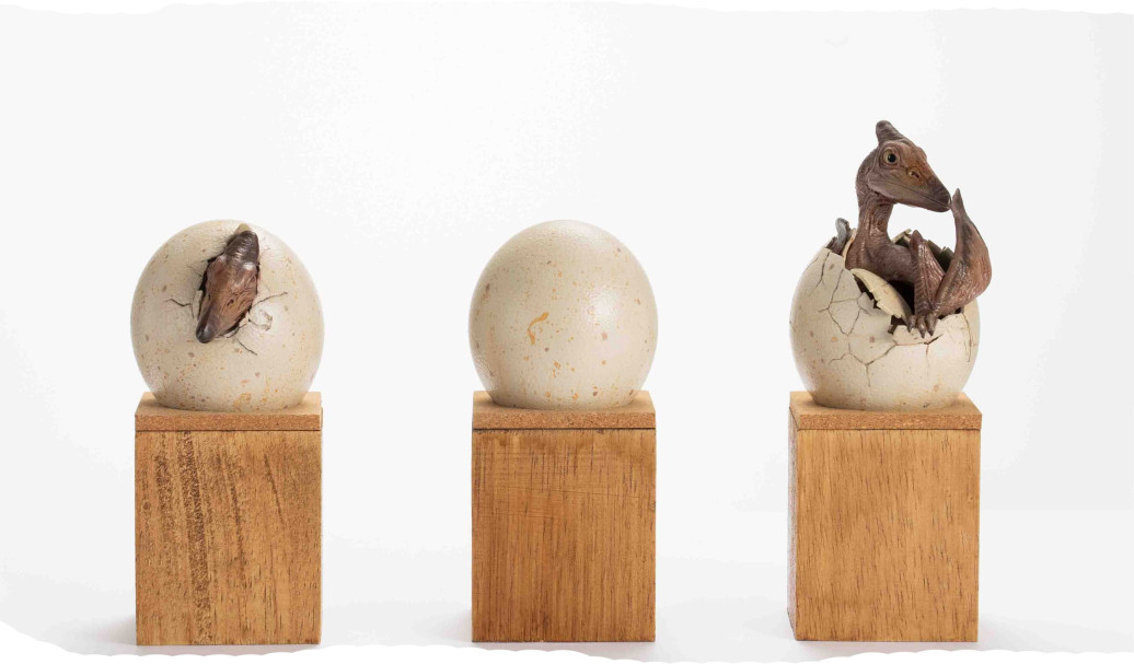 Jurassic Park III ECC Elite Creature Line Statue Hatching Pterosaur 16 cm