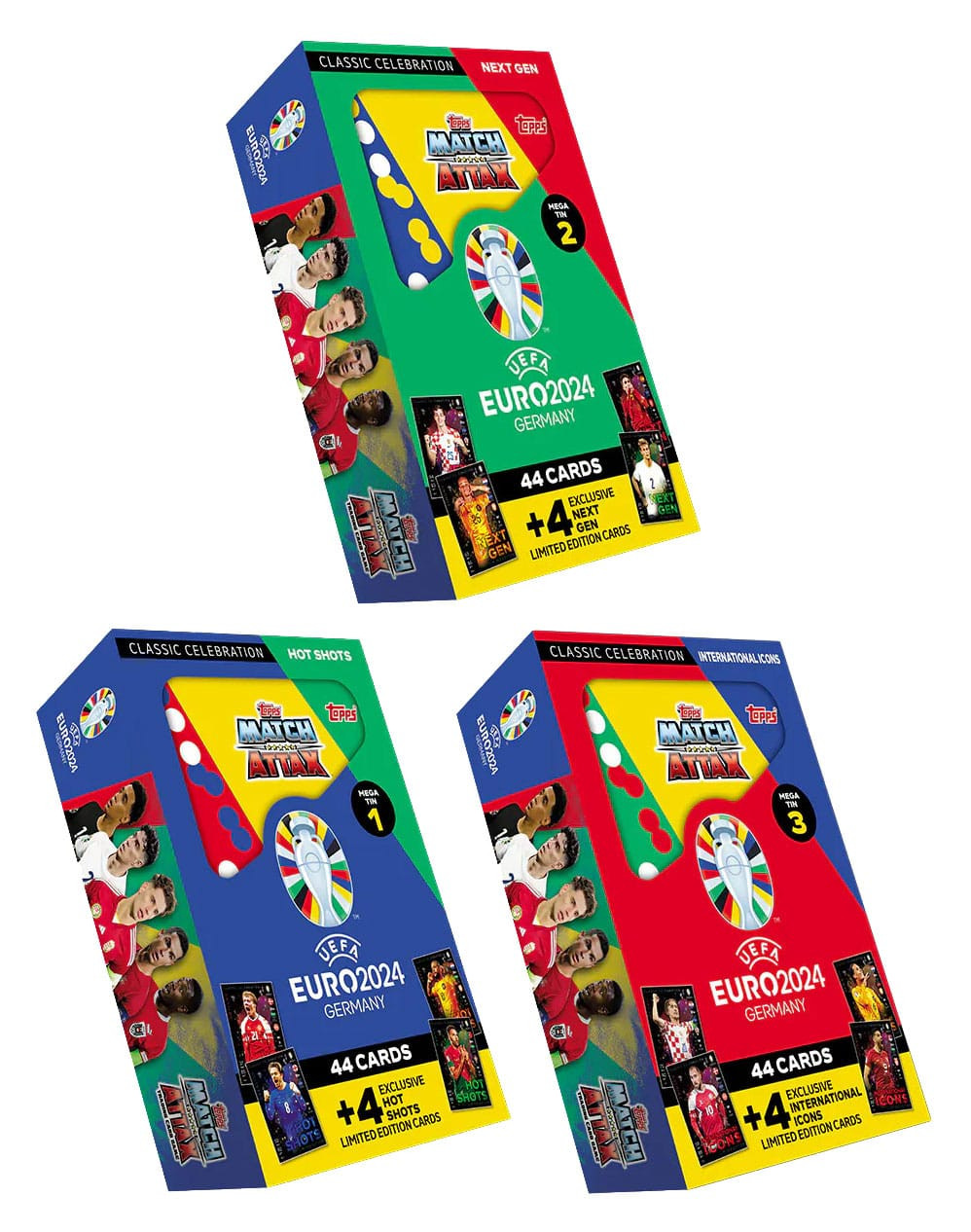 UEFA EURO 2024 Trading Cards Mega Tin Sortiment (6)