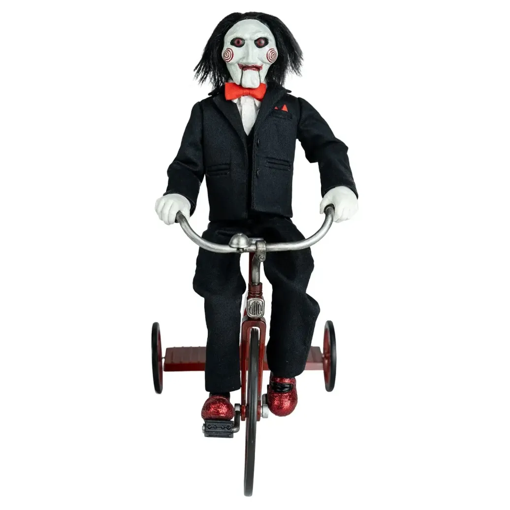 SAW: Actionfigur Billy the Puppet mit Dreirad (18 cm)
