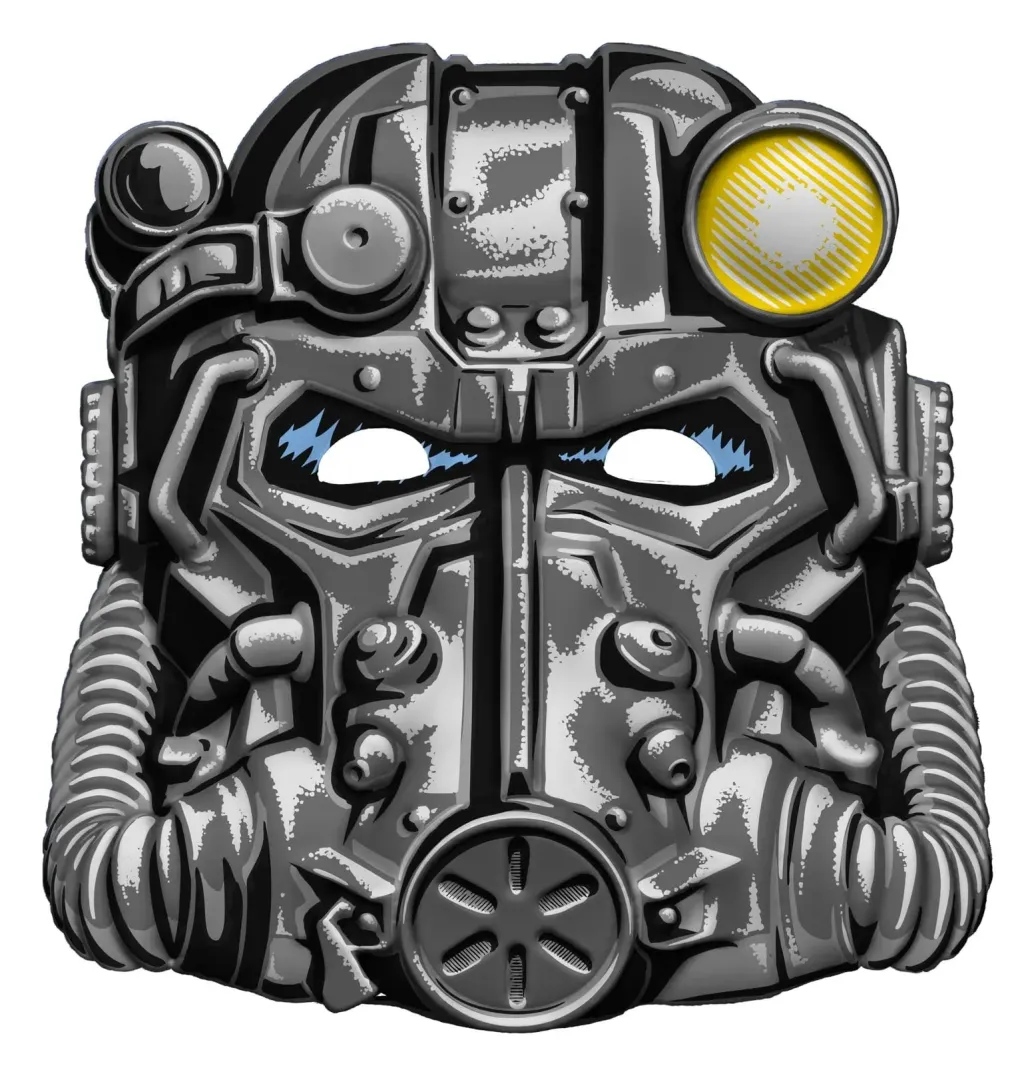 Fallout Maske Power Armor Helmet Retro   