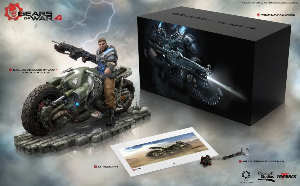 Gears of War 4 Collectors Edition JD Fenix Statue 28 cm