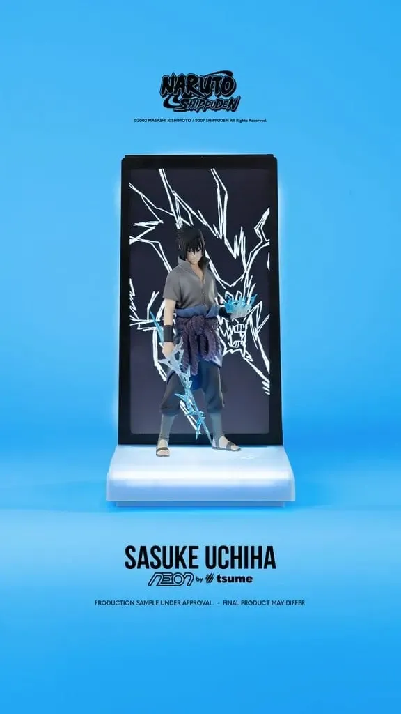 Naruto Neon Figur 1/9 Sasuke Uchiha 25 cm
