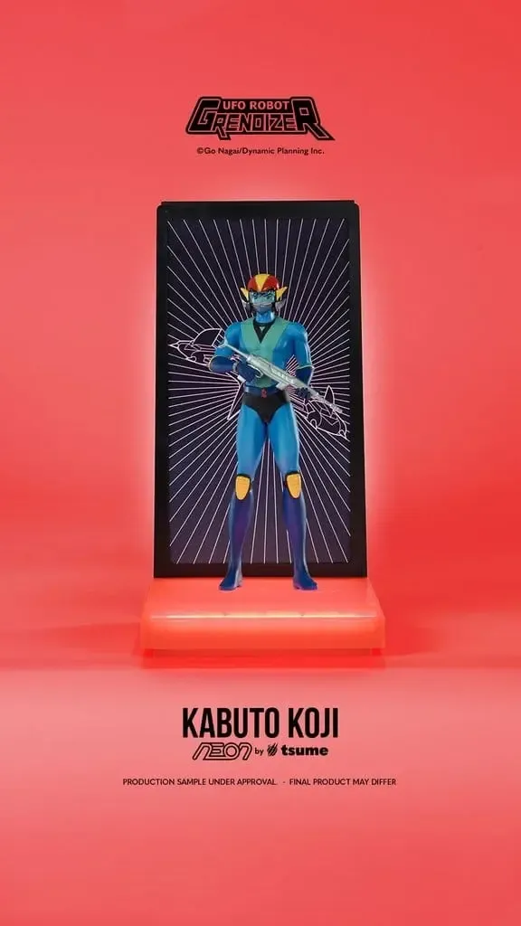 Grendizer Neon Figur 1/9 Kabuto Koji - Alcor 25 cm