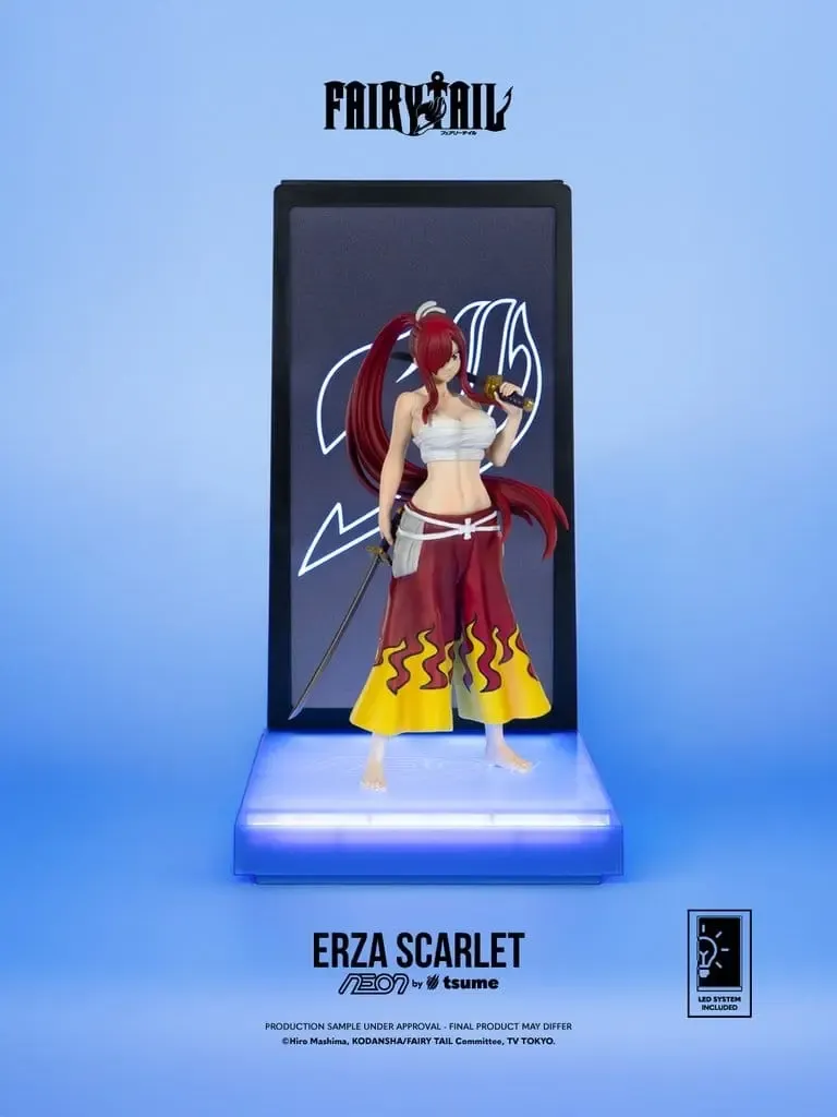 Fairy Tail Neon Figur 1/9 Erza Scarlet 25 cm