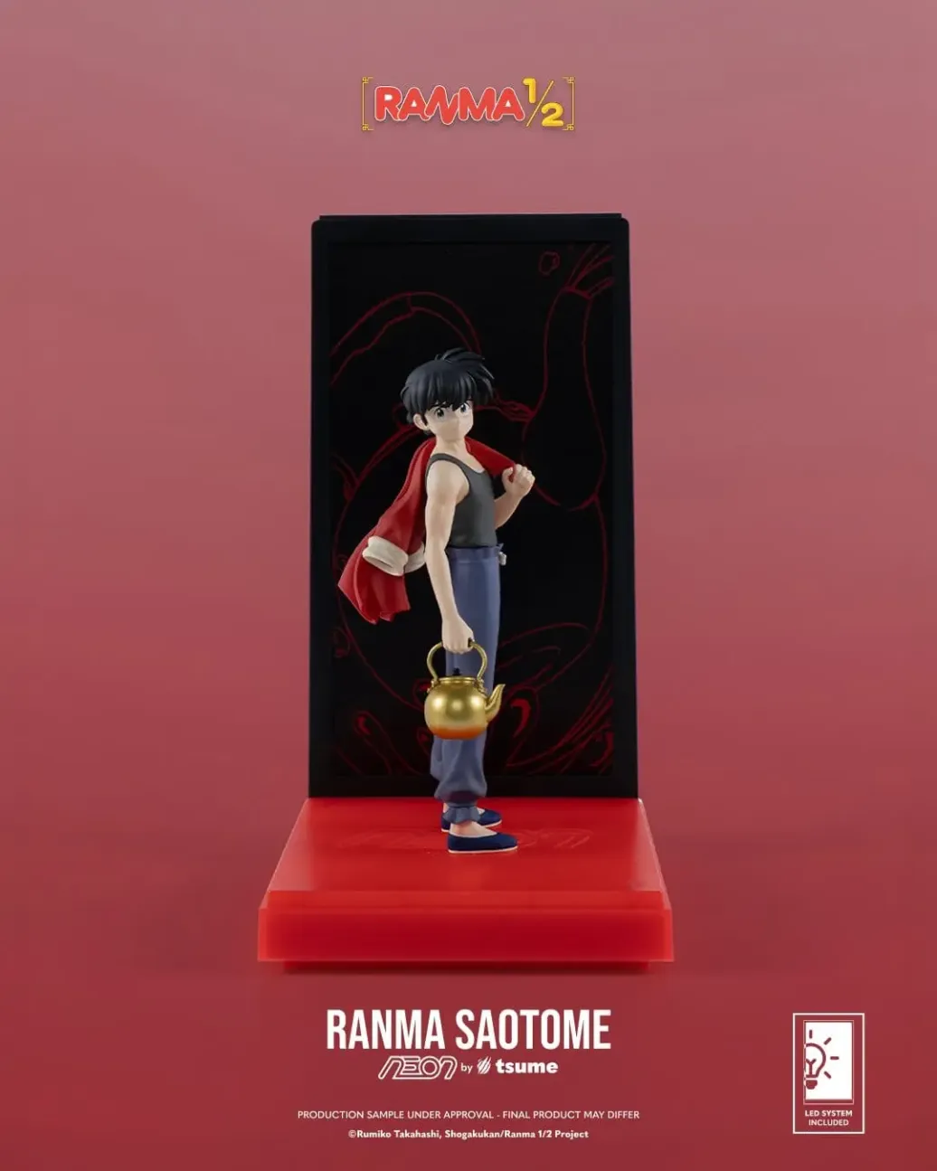 Ranma Neon Figur 1/9 Ranma Saotome Boy 20 cm