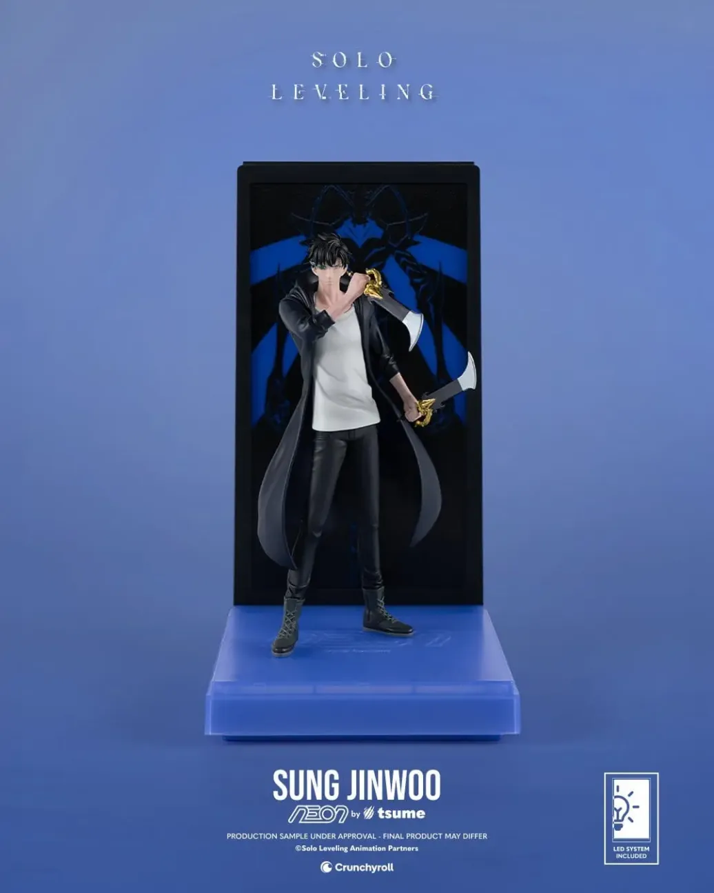Solo Leveling Neon Figur 1/9 Sung Jinwoo 20 cm