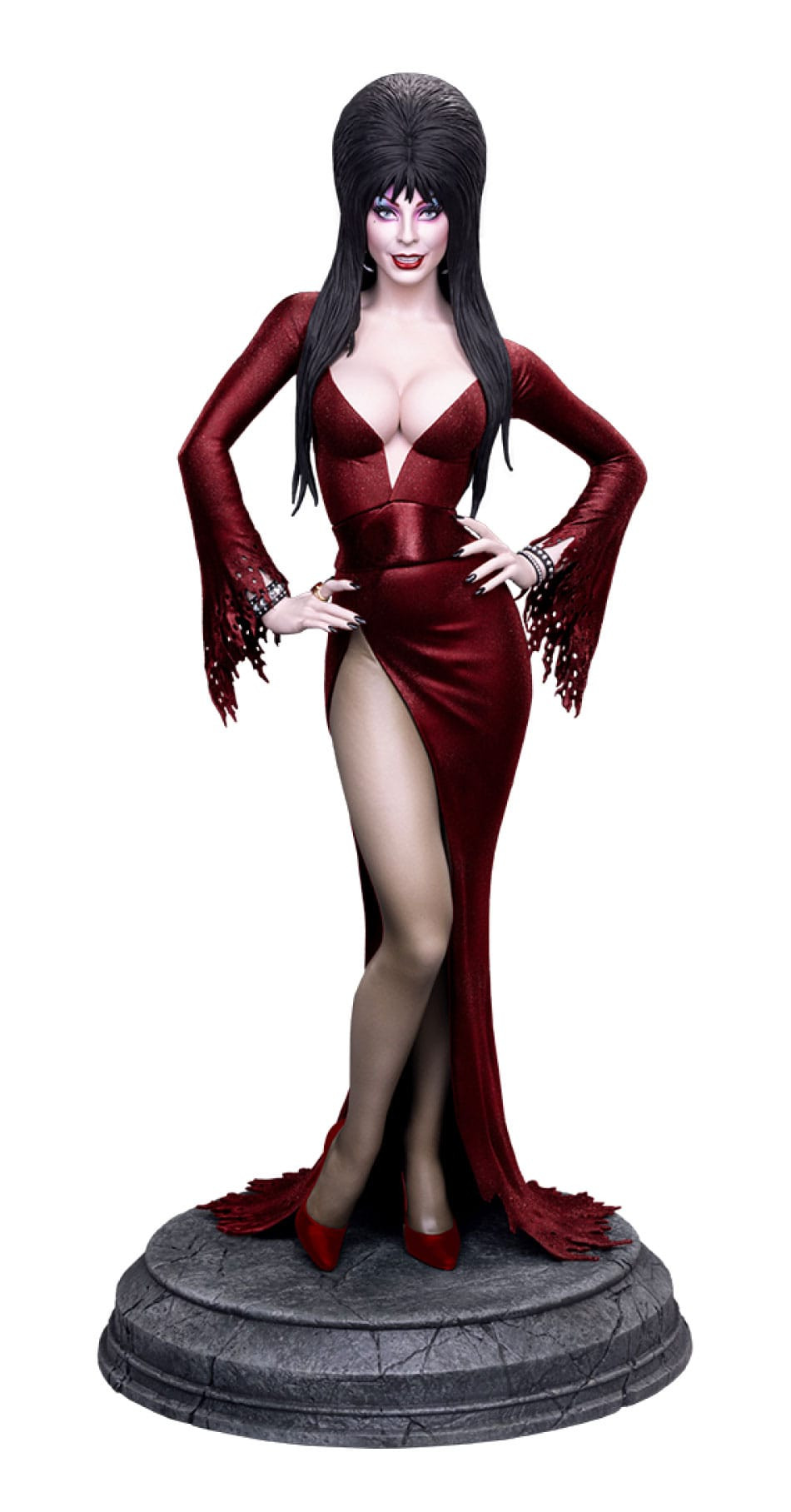 Elvira: Mistress of the Dark Maquette 1/4 Elvira (Red Glitter Dress) 48 cm