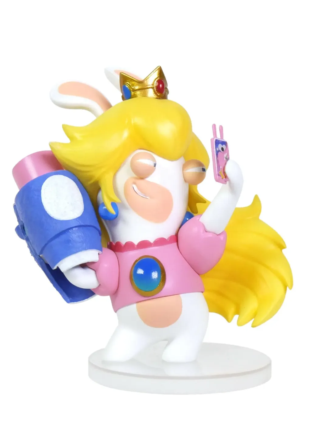 Mario + Rabbids Kingdom Battle PVC Figur Rabbid-Peach 8 cm