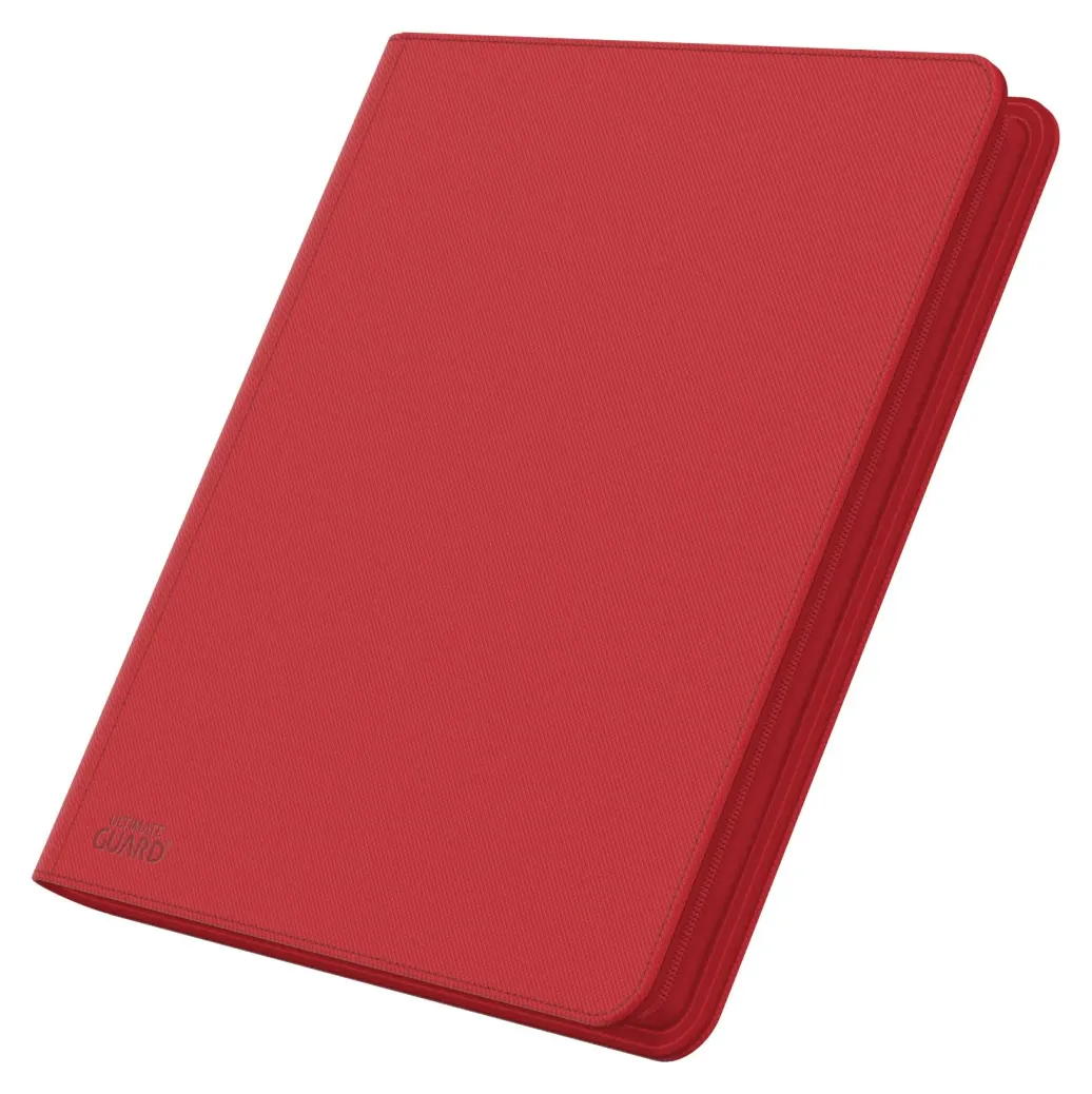 Ultimate Guard Zipfolio 480 - 24-Pocket XenoSkin (Quadrow) - Rot