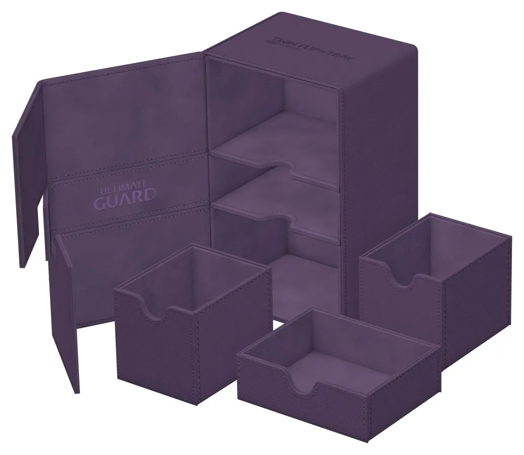 Ultimate Guard Twin Flip`n`Tray 160+ XenoSkin Monocolor Violett