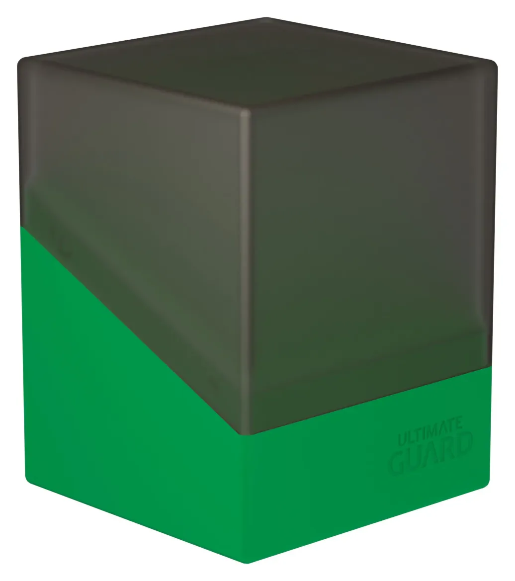 Ultimate Guard Boulder Deck Case 100+ SYNERGY Schwarz/Grün