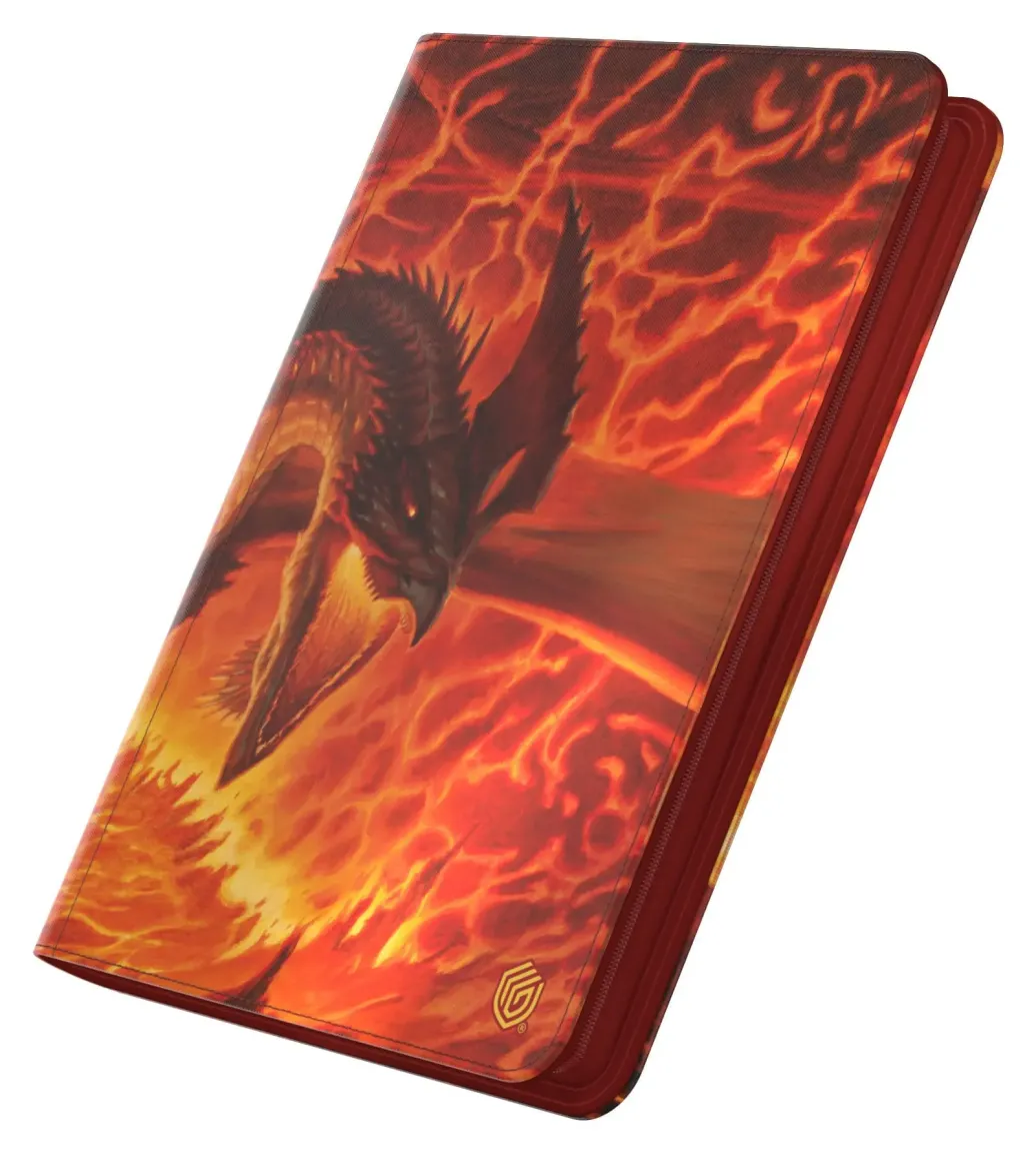 Ultimate Guard Zipfolio 360 Xenoskin Magic: The Gathering "Tarkir: Dragonstorm" - Magmatic Hellkite