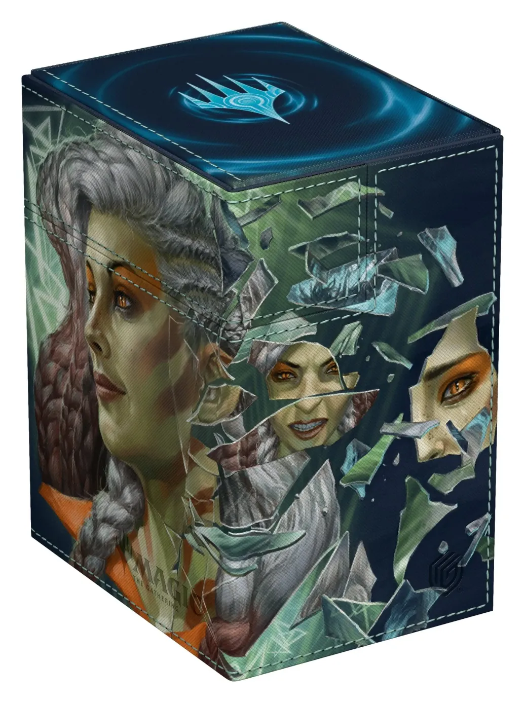 Ultimate Guard Flip'n'Tray 133+ Xenoskin Magic: The Gathering "Reality Fracture" - Blue Uncommon / Green Uncommon