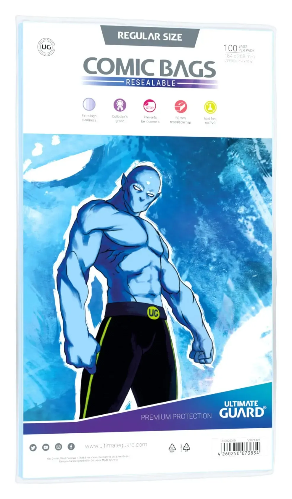 Ultimate Guard Comic Bags wiederverschließbar Regular Size (100)