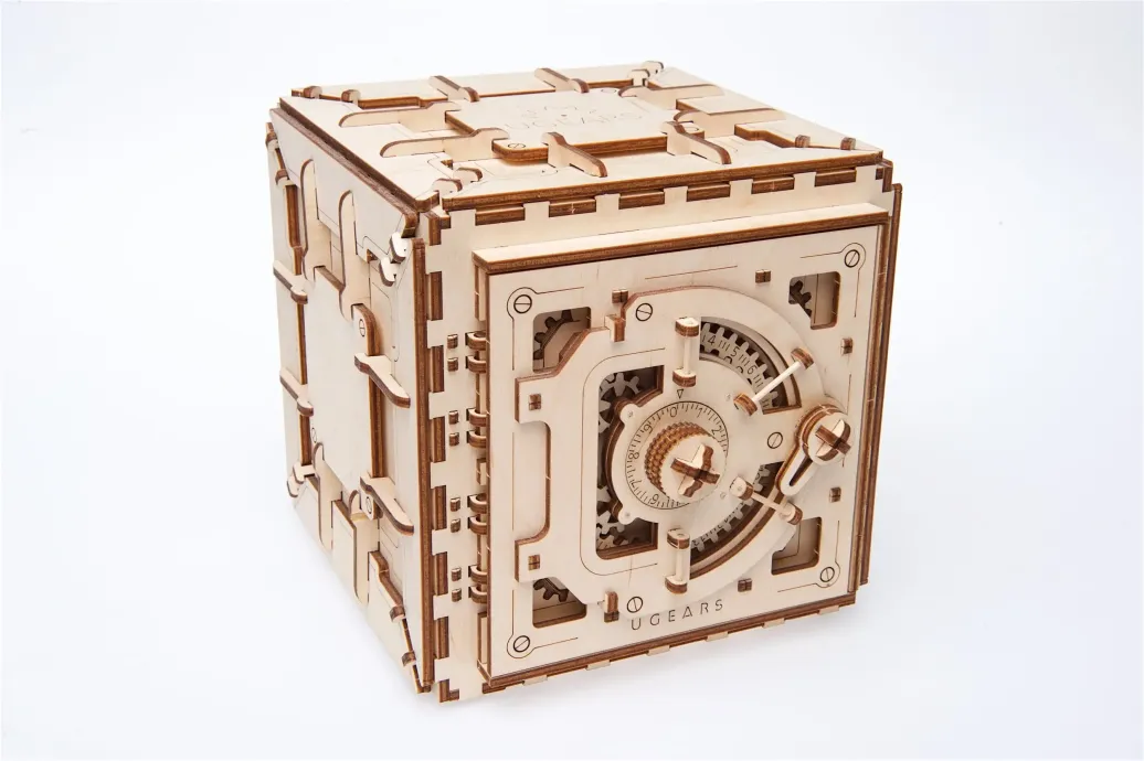 Ugears 3D-Holzpuzzle Tresor