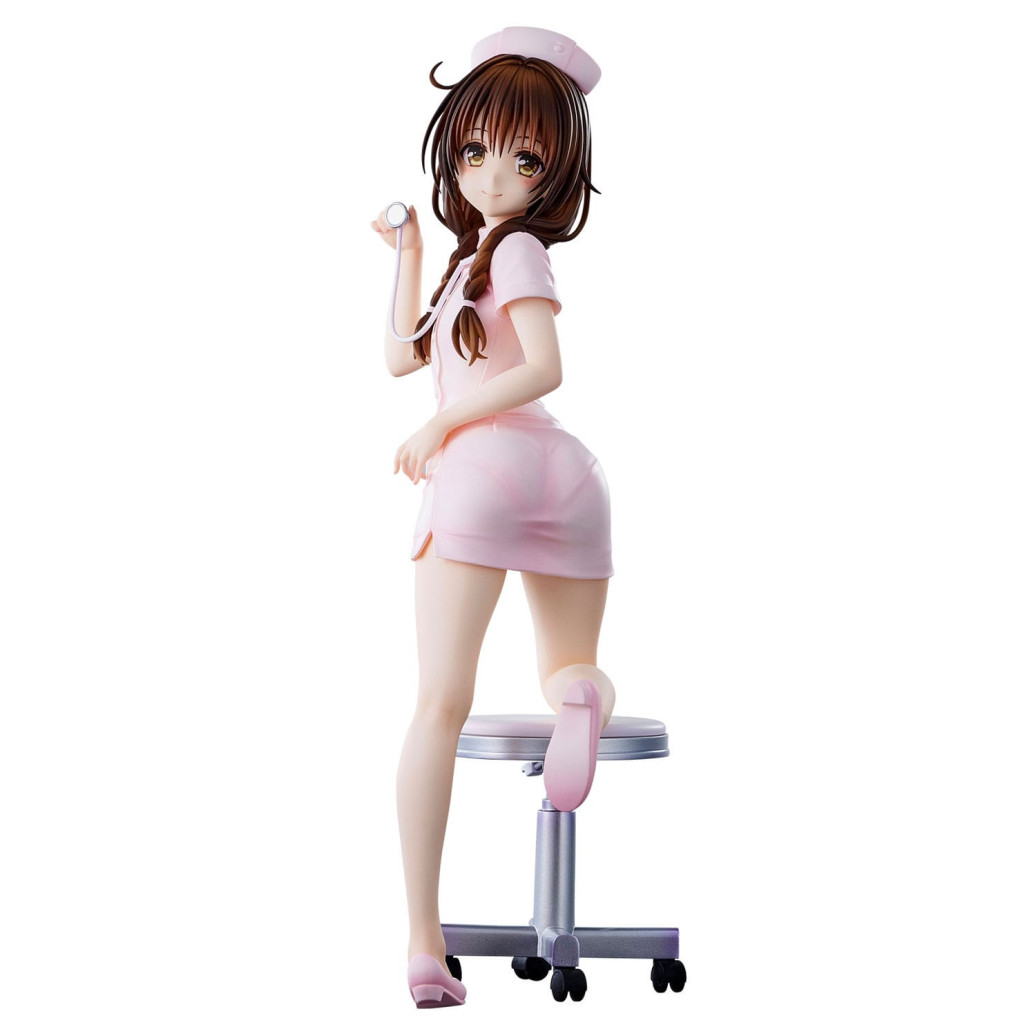To Love-Ru Darkness Statue PVC Mikan Yuki Nurse Cos 25 cm