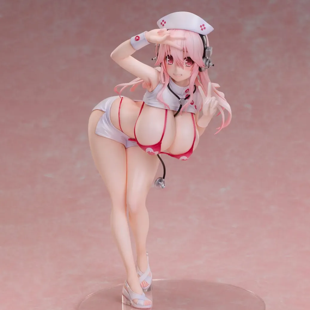 Super Sonico PVC Statue 1/6 Super Sonico Nurse Bikini Ver. 22 cm