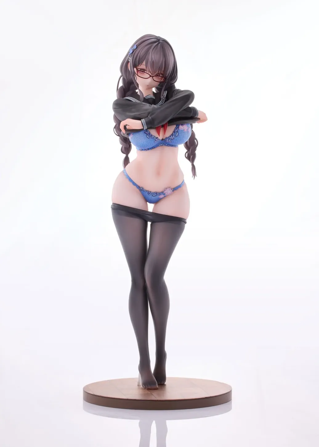 Original Character PVC Statue 1/6 Gap Glasses Girl Who Doesn't Want To Take Physical Education Class 28 cm 