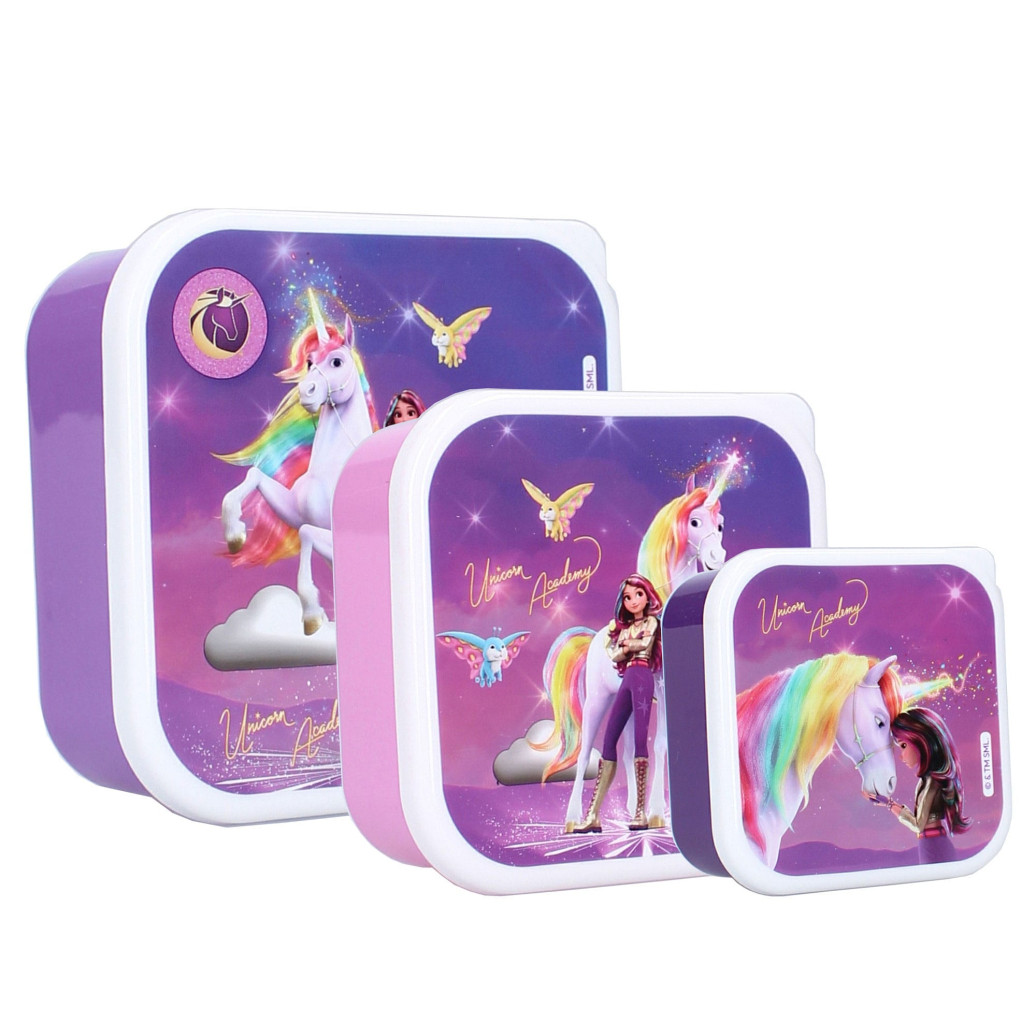 Unicorn Academy Snackbox Set Fresh Bites