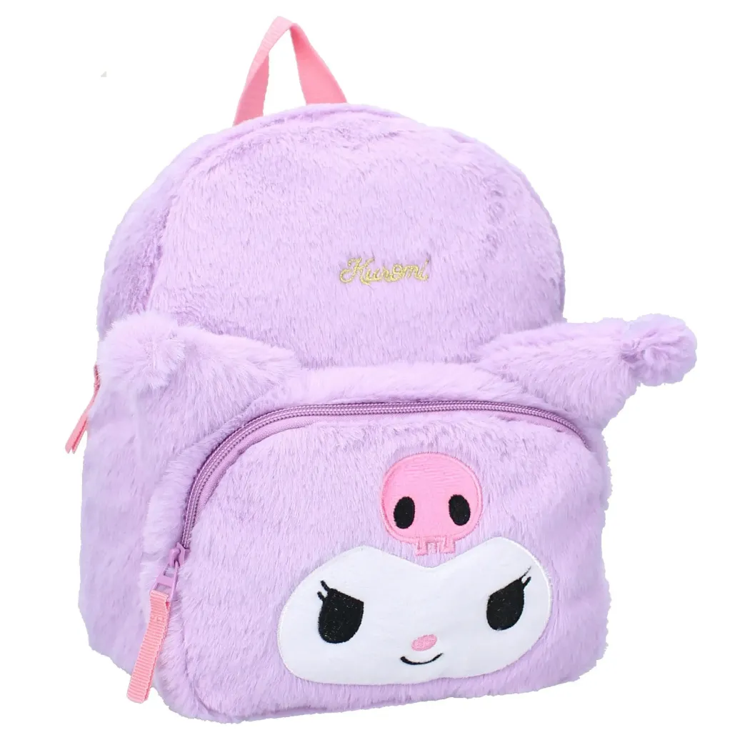 Sanrio Rucksack Kuromil Fluffy Festival Purple 26 cm