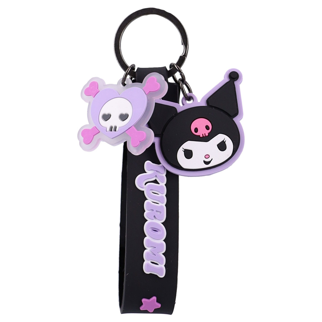 Sanrio Schlüsselanhänger Hello Kitty & Friends FunKey Chains Black