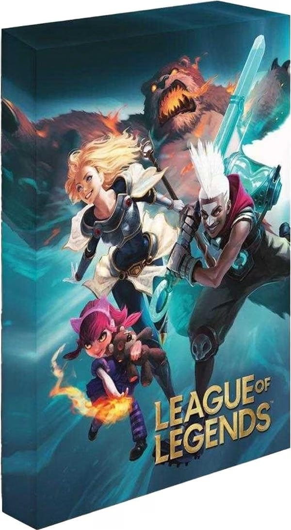 League of Legends Leinwandbild mit Beleuchtung Fight for Glory