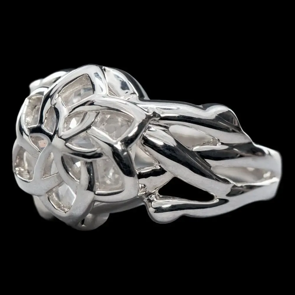 Herr der Ringe Nenya Galadriel's Ring (Sterling Silber) Größe 7.25