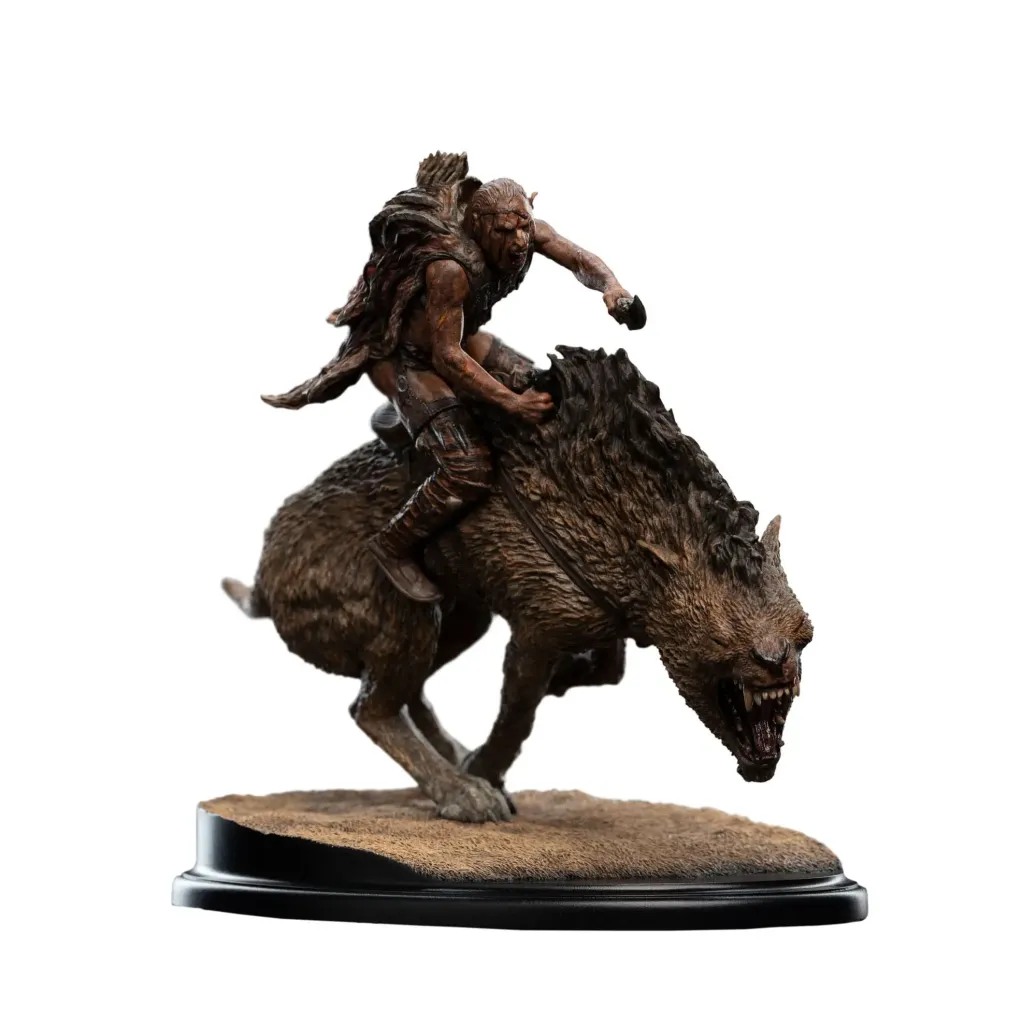Herr der Ringe Mini Statue Sharkû on Warg 18 cm