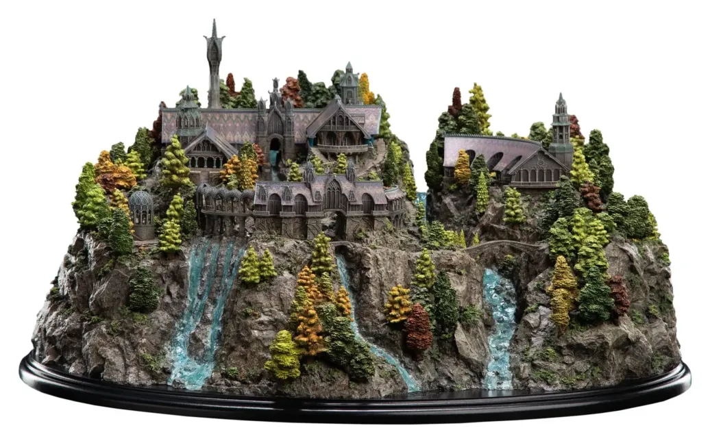 Der Herr der Ringe Diorama Rivendell Limitierte Auflage 28 cm