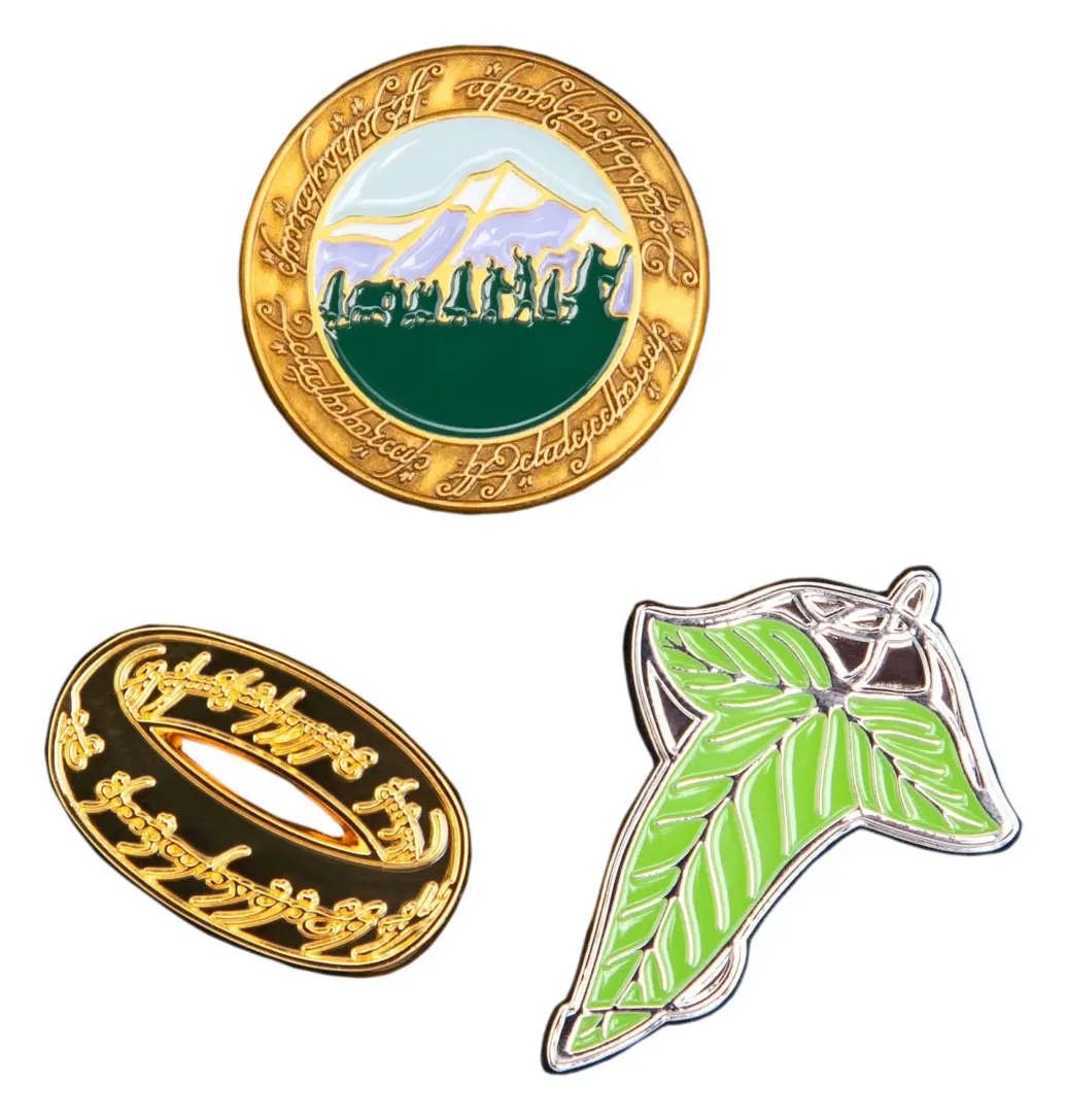 Herr der Ringe Trilogie Pin-Set A Ringbearer's Journey