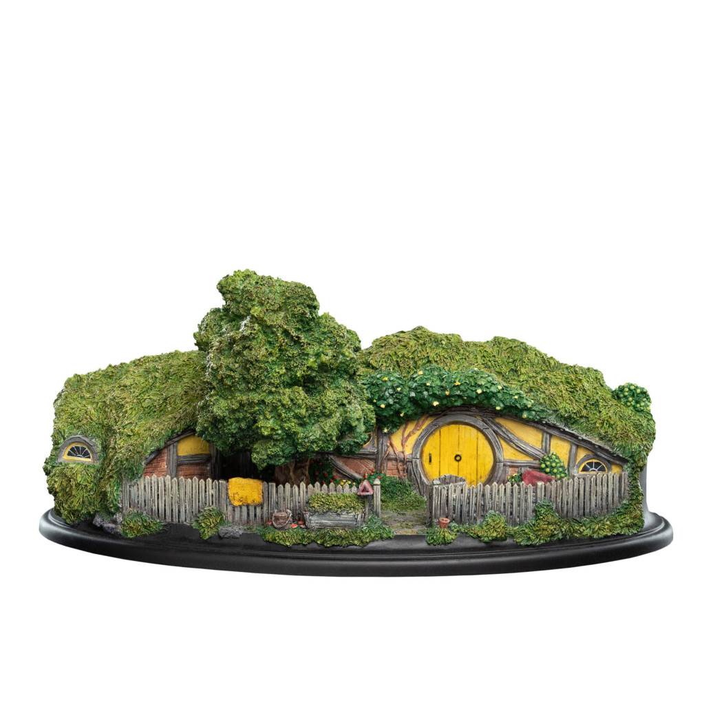 Der Hobbit Statue Hobbit Hole - 25 Gandalf's Cutting 14 cm