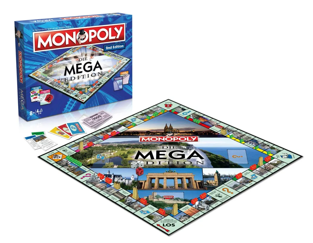 Monopoly Brettspiel Mega (2nd Edition) Deutsche Version