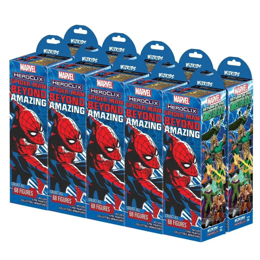 Marvel HeroClix: Spider-Man Beyond Amazing Booster Brick (10)