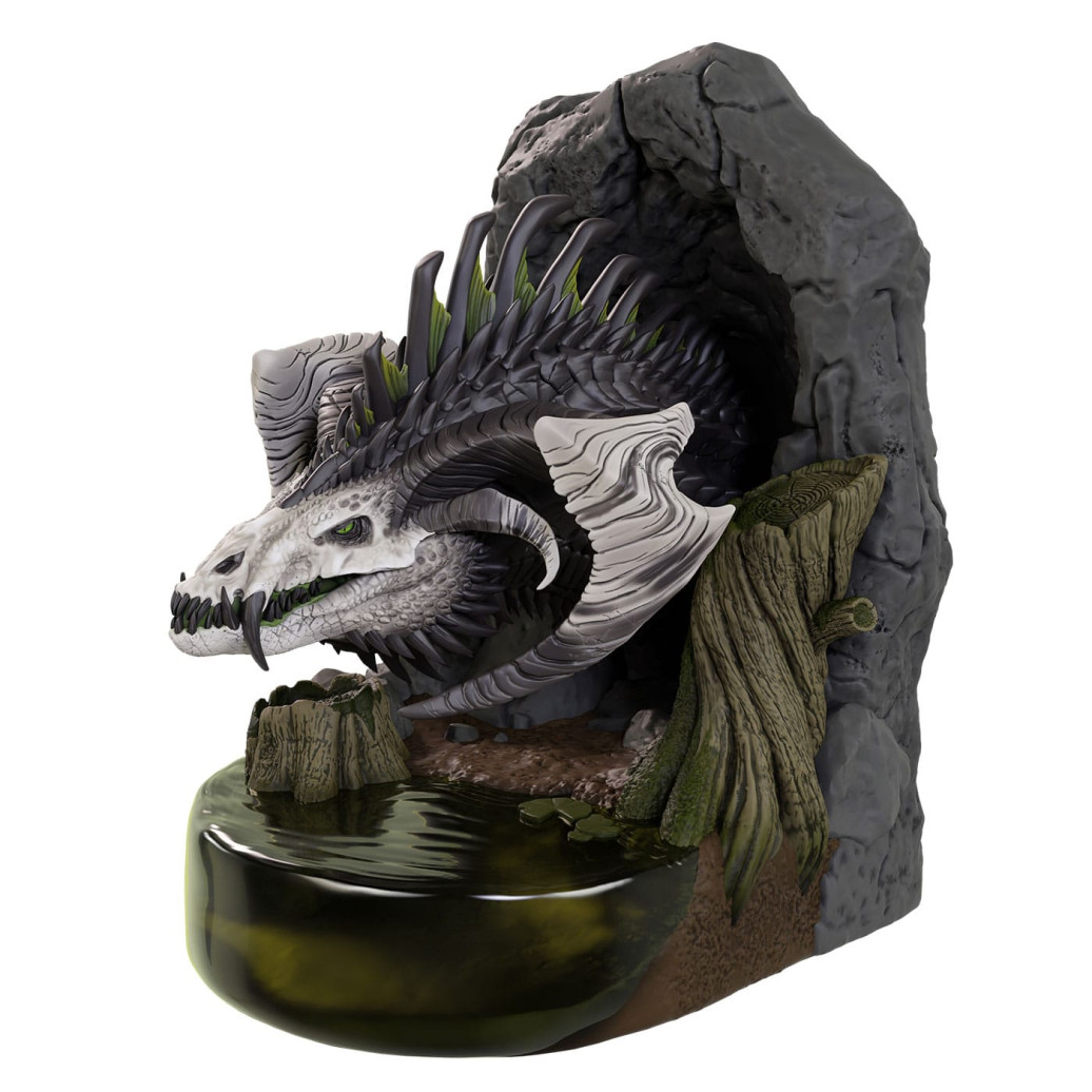 Dungeons & Dragons Buchstützen Black Dragon 17 cm 